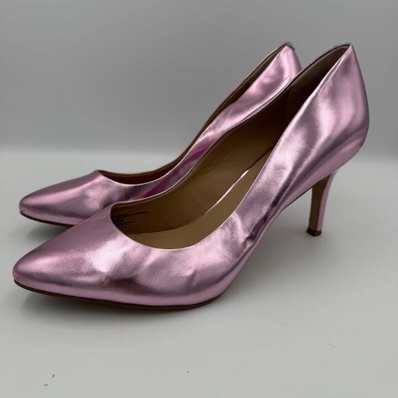 INC International Concepts Pumps Metallic Pink Heels 9.5M - Picture 4 of 13